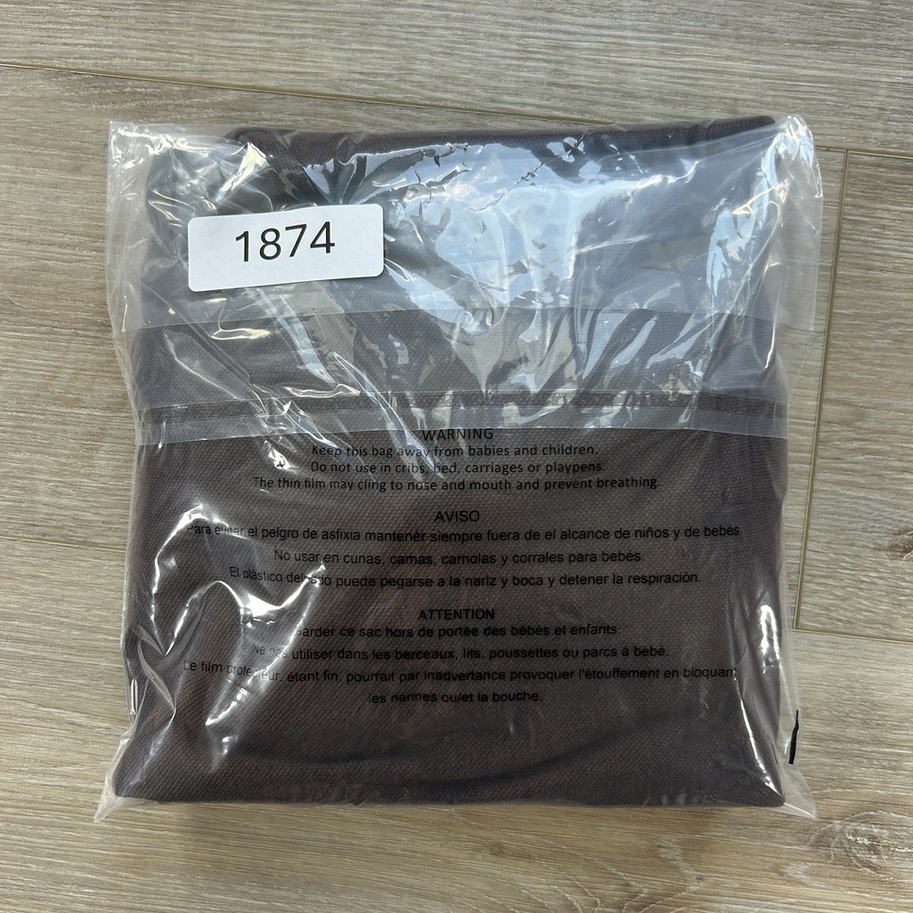 Brooks Brothers XL Performance Knit Polo Long Sleeve Cotton Chocolate Brown - Picture 9 of 9